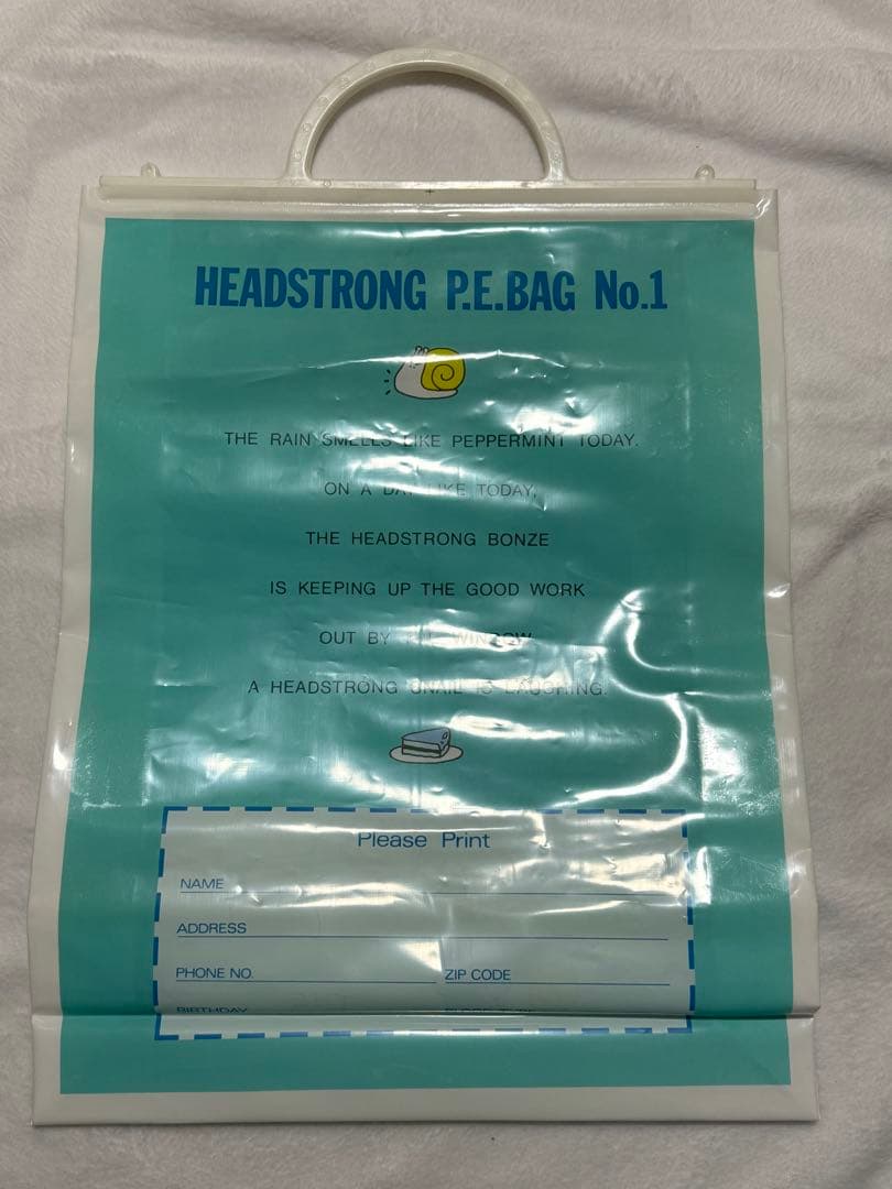 ヘッドストロングボンズ　ヘッドストロングムーン　ビニールバッグ