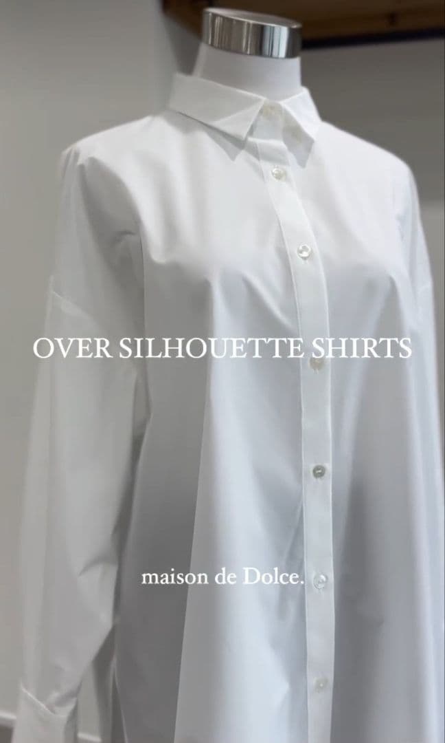 maison de dolce. オーバーシルエットシャツ