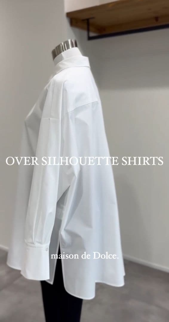 maison de dolce. オーバーシルエットシャツ