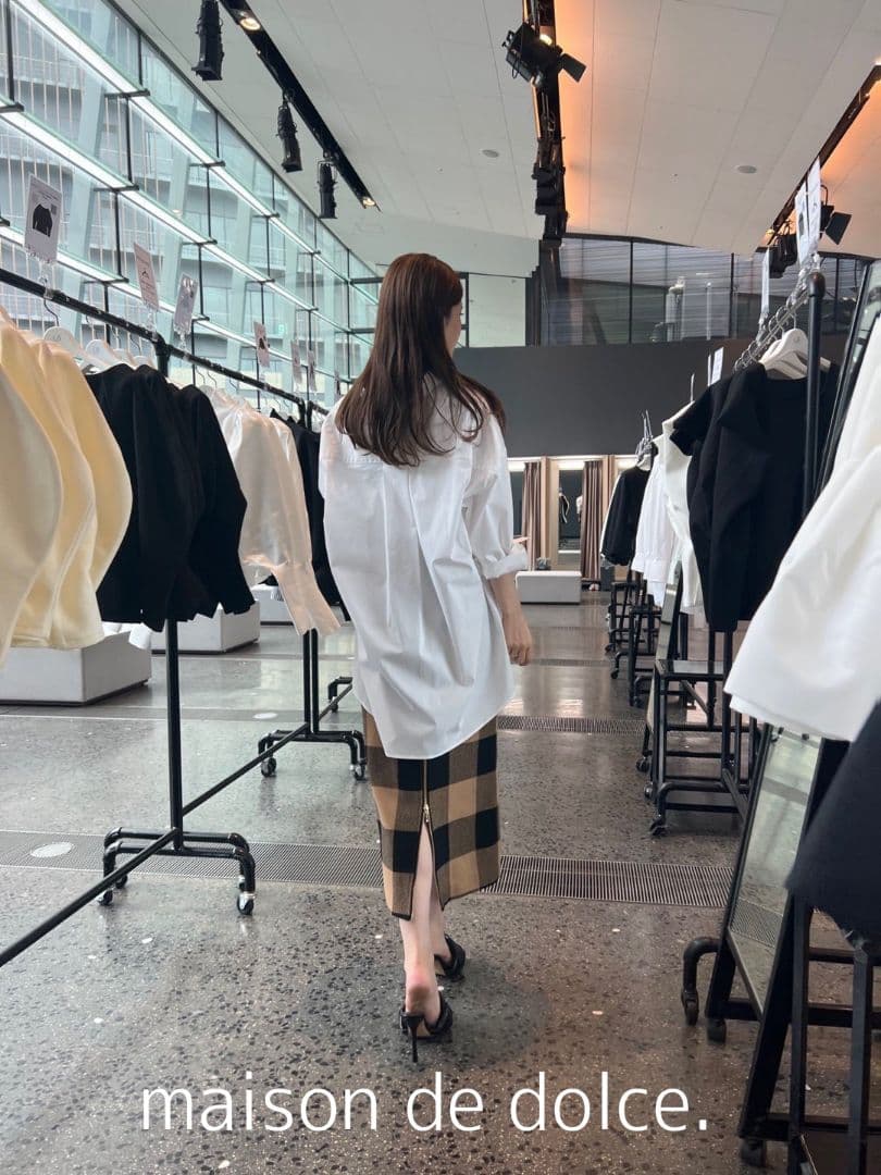 maison de dolce. オーバーシルエットシャツ