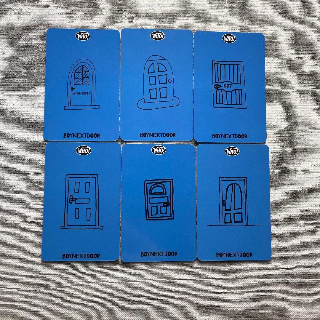 BOYNEXTDOOR サノク 限定 WHO! 事前収録 トレカ 6枚