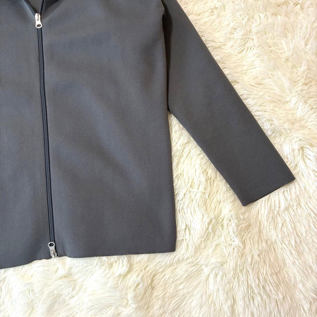 美品◆SOEJU　ソージュ　ミラノリブニットパーカー　GRAY Sサイズ