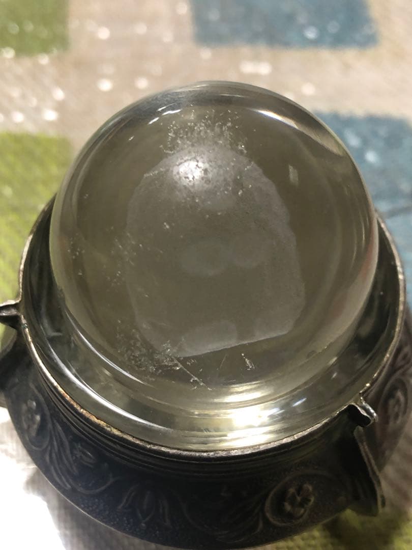 珍品 水晶用飾り台 下側から光を照らせる