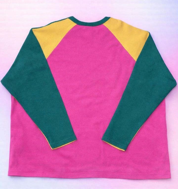 アールイードット RE. 仲里依紗 ロンT　配色ラグランロンT