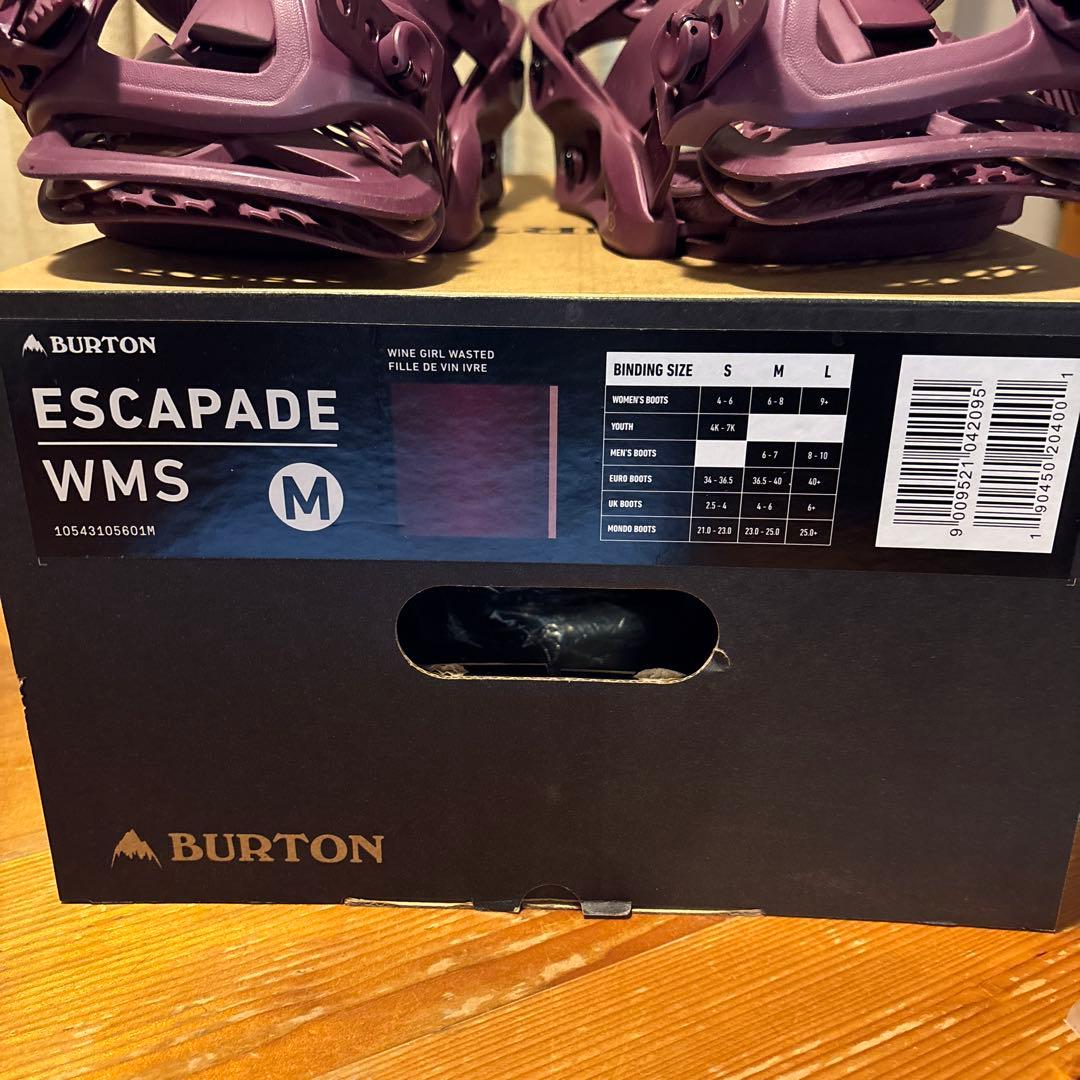 2019BURTON ESCAPADE WMSバインディング Re：Flex M