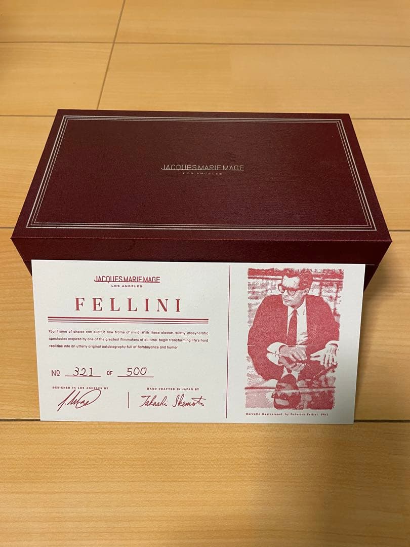 JACQUES MARIE MAGE FELLINI / ジャックマリーマージュ