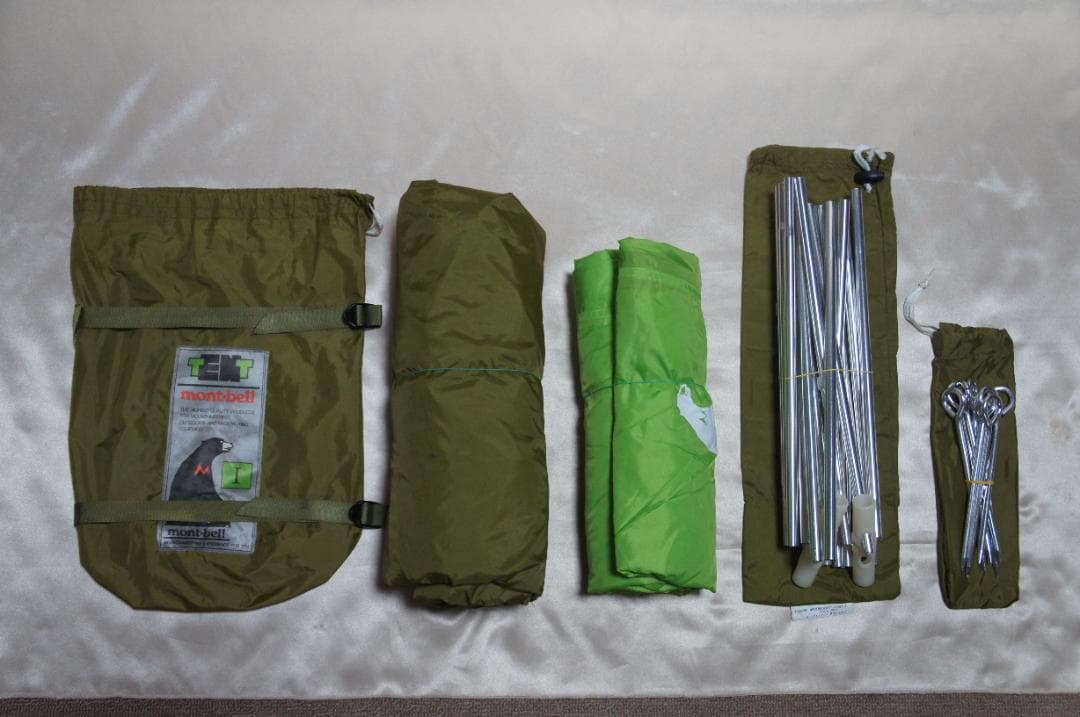☆モンベル☆ムーンライト1型テント☆mont-bell☆ゆるキャン☆グリーン☆