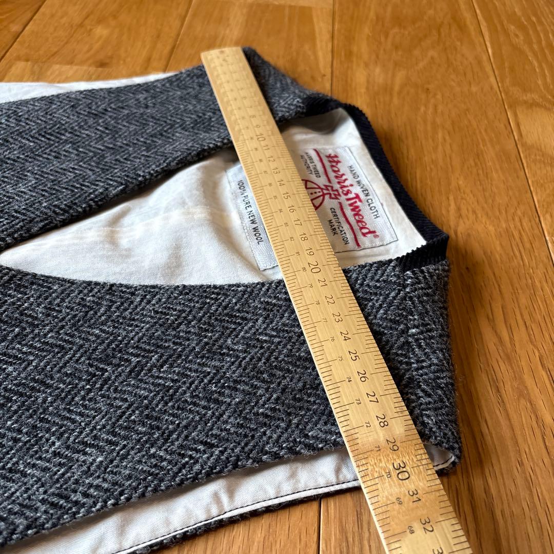 【定番】 BEAMS PLUS / ハリスツイード ベスト 定価30,000円程