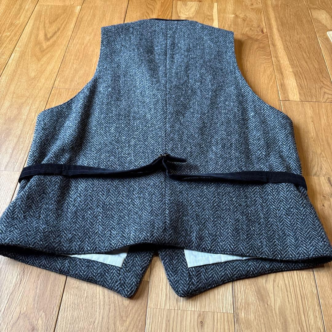 【定番】 BEAMS PLUS / ハリスツイード ベスト 定価30,000円程
