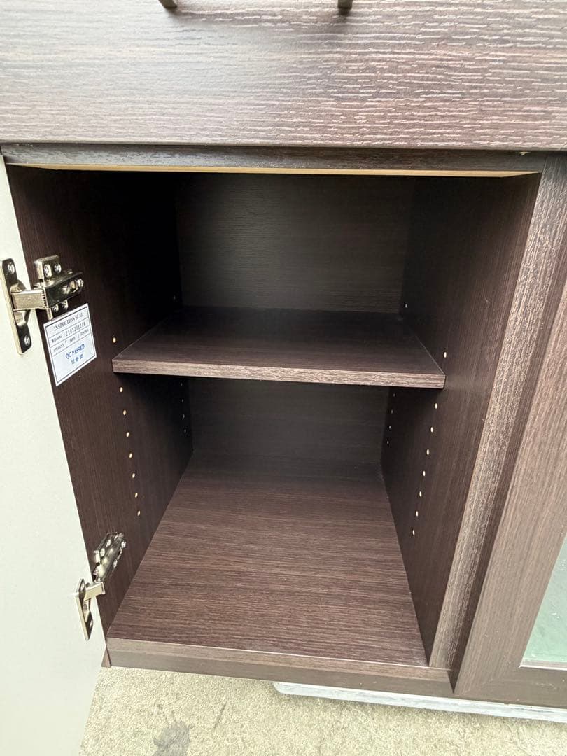 最終価格 ニトリ レンジボード ブラウン 茶色 横幅80cm