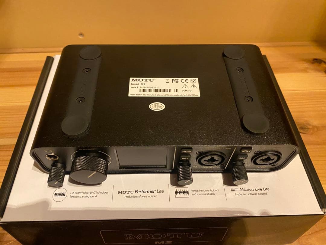 MOTU M2 モツ オーディオインターフェイス