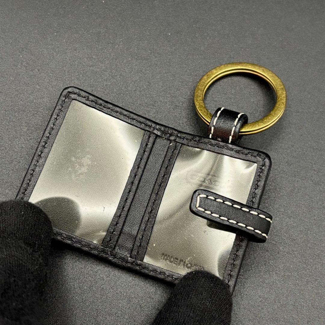 極美品✨COACH Picture Frame Charm Leather