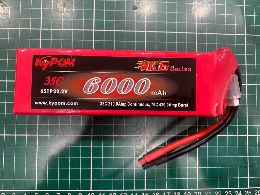 KYPOM battery キーポン バッテリ 新品未使用　6000mAh 6S