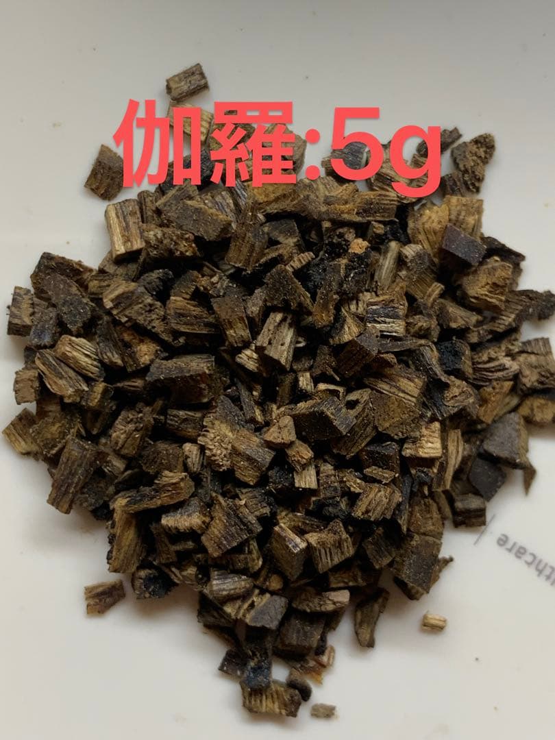 極上伽羅 沈香 香木 沈香線香 沈香精油 沈香ナイフ:1本、伽羅：重:5g