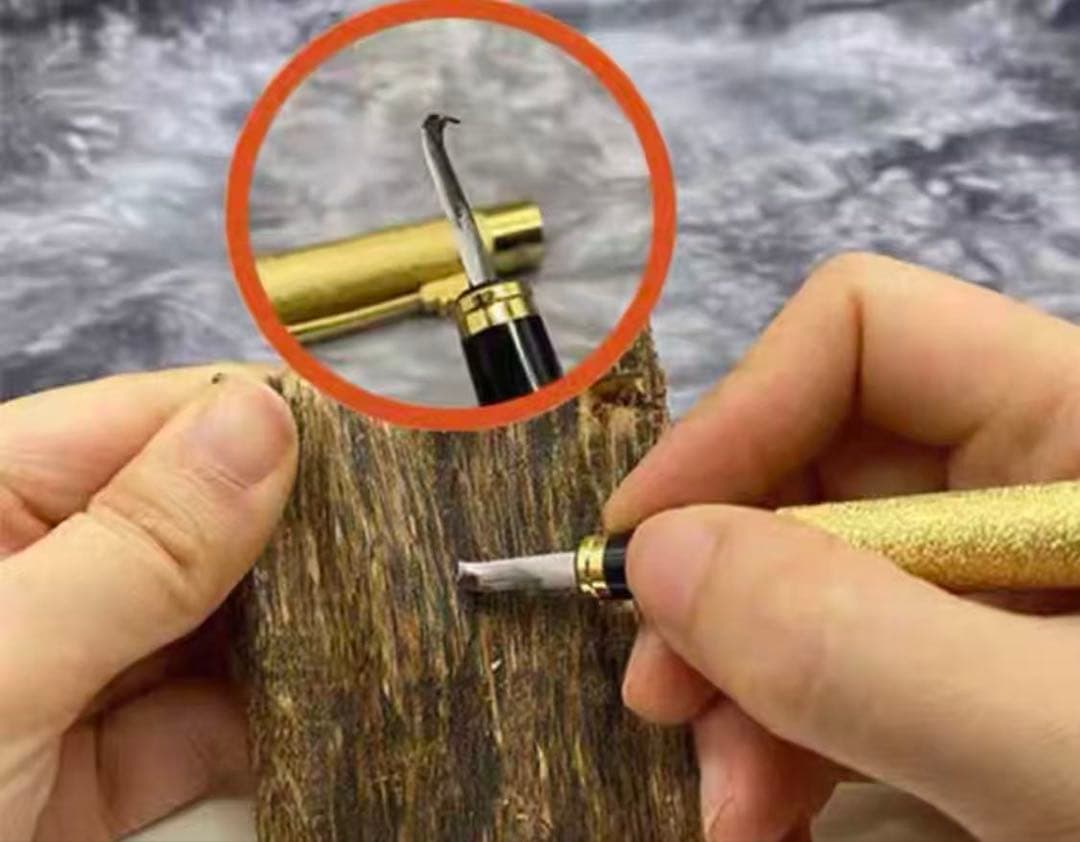 極上伽羅 沈香 香木 沈香線香 沈香精油 沈香ナイフ:1本、伽羅：重:5g