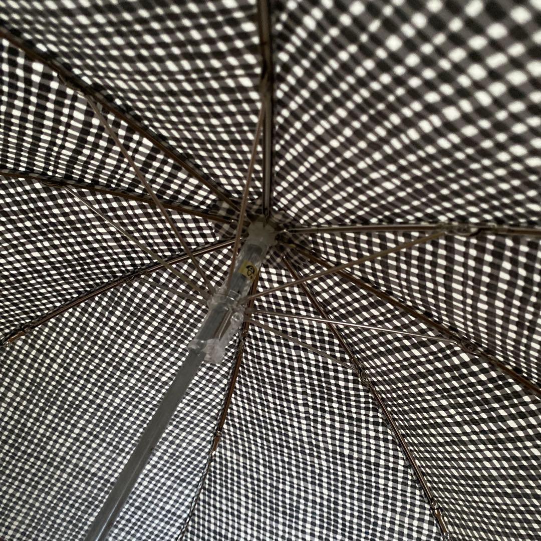 ボンボンストア　ブラックチェック日傘