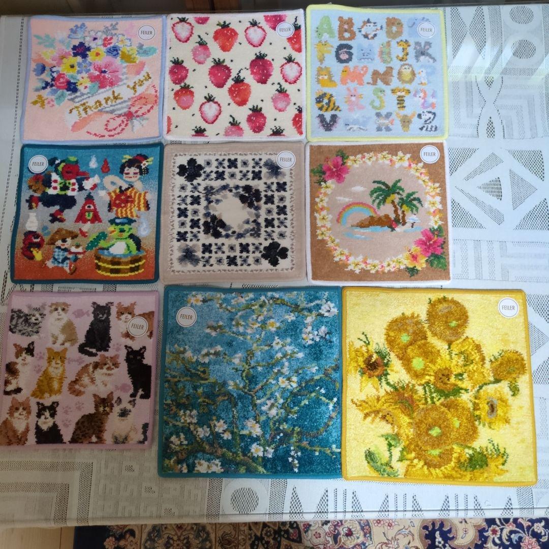 フェイラータオルハンカチ9枚セット