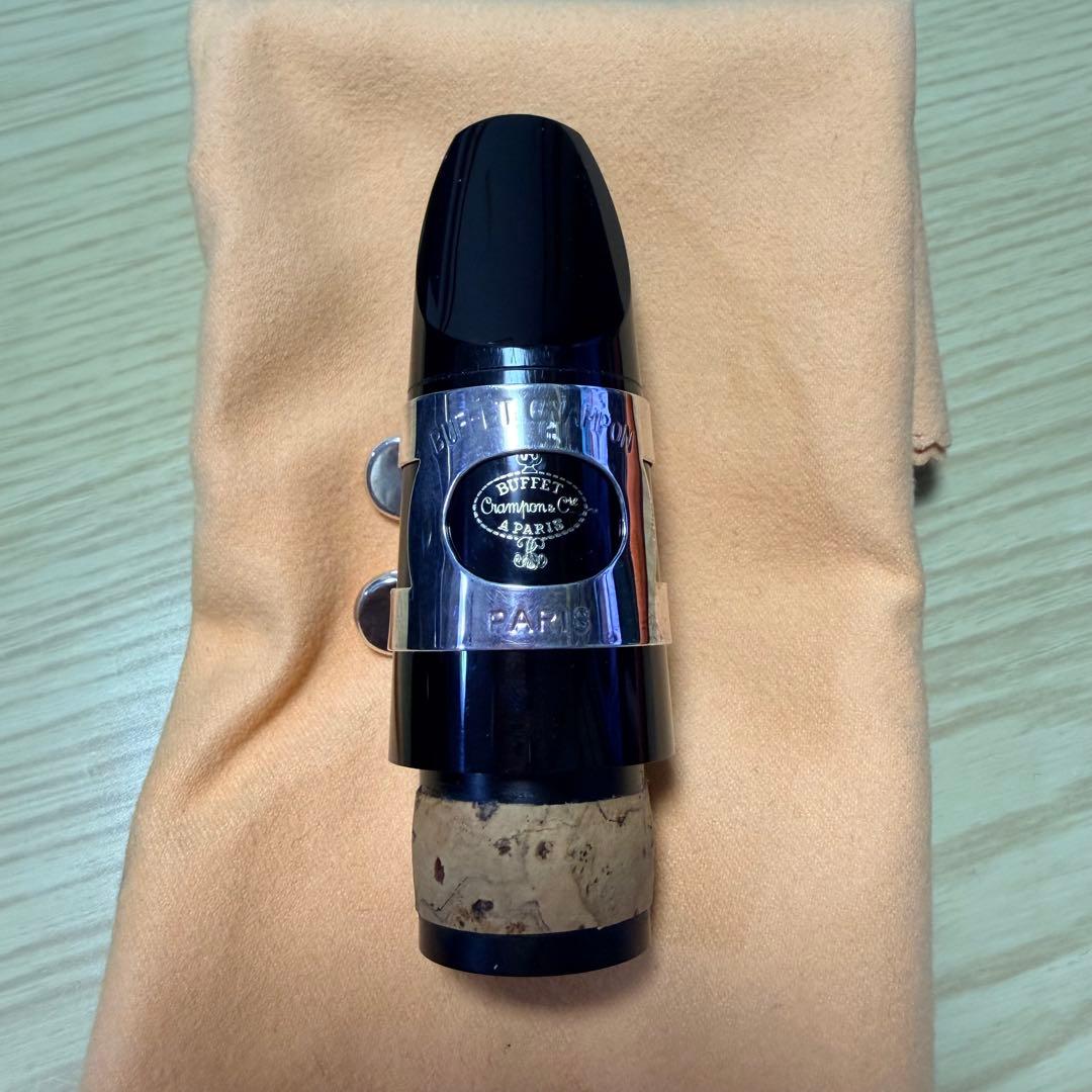 【美品】ビュッフェクランポンR13B♭クラリネットマウスピース、ケースカバー付き