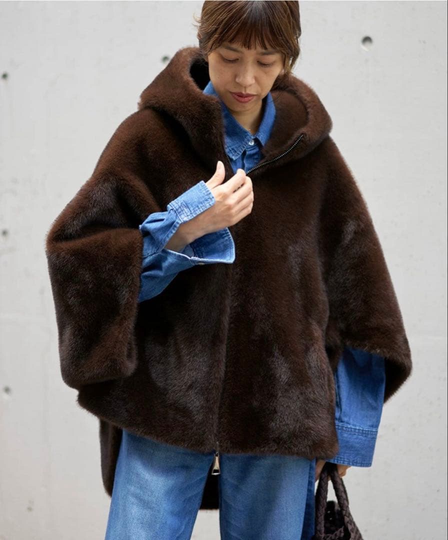 LOU ANDREA/ルーアンドレア ECO FUR BZ エコファーブルゾン