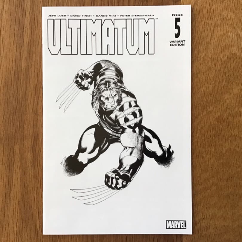 アルティメイタム #5 レア表紙　DellOtto アメコミリーフ 2冊