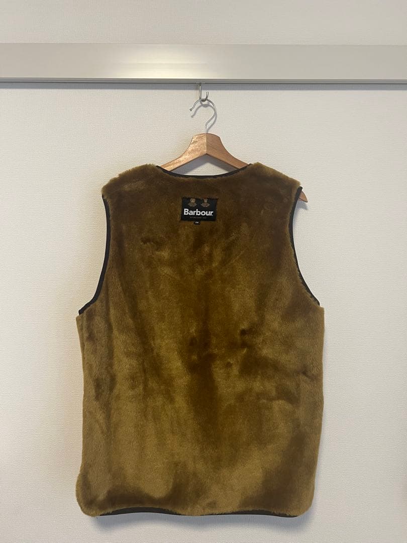 Barbour ベスト 38 ブラウン
