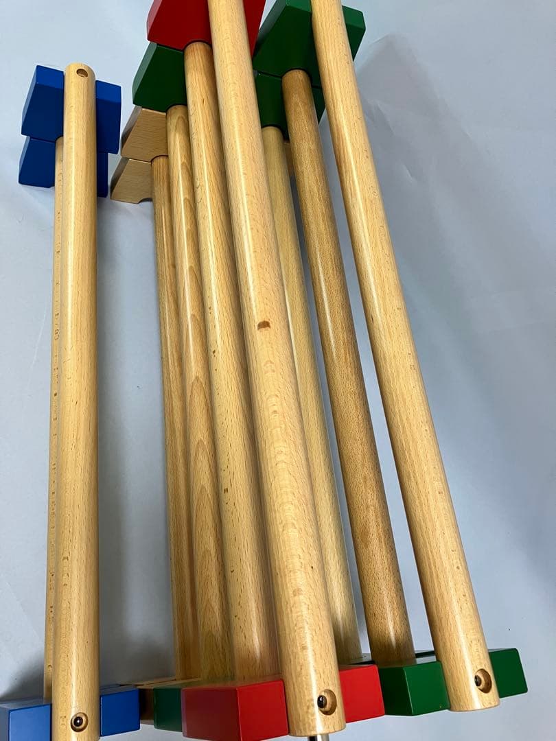 ≪美品≫カラー運動棒(10本組) マスセット株式会社 71355