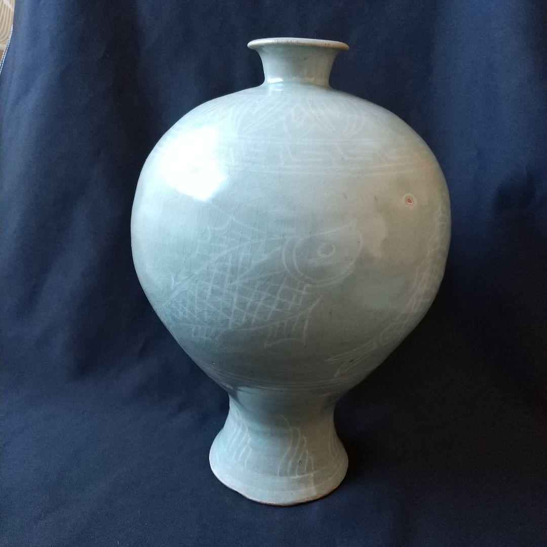 李朝 壺 古箱 箱書きあり 高麗 花瓶 骨董 茶道具