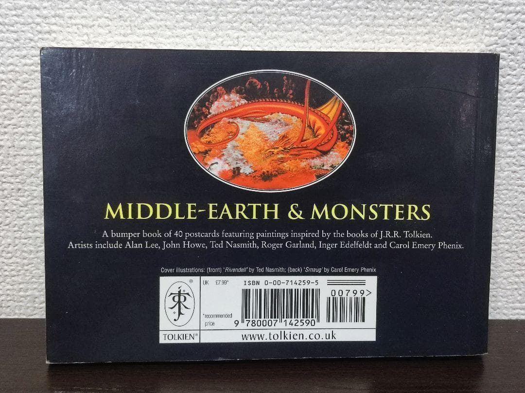 洋書 Tolkiens Middle-Earth and Monsters Card