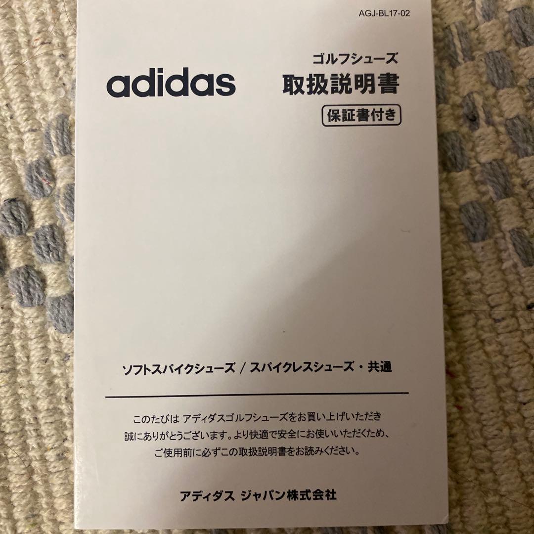 adidas ゴルフシューズ スパイクレス ホワイト/ピンク