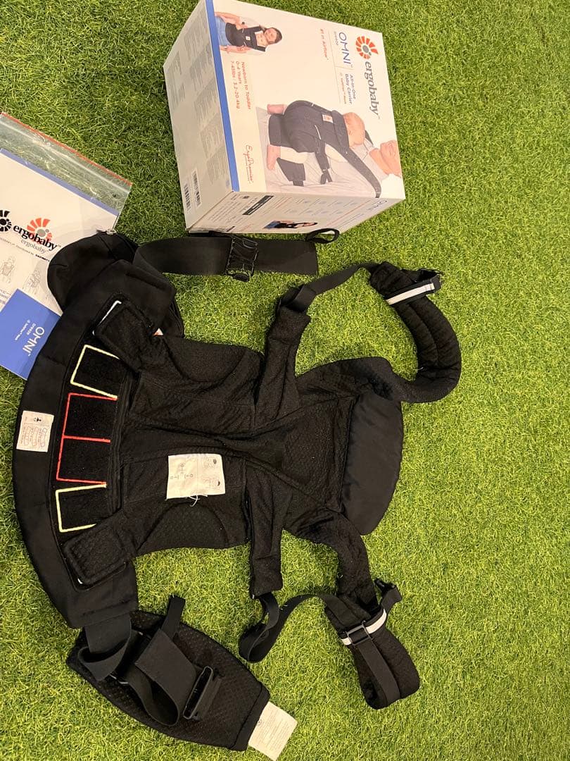 エルゴベビー OMNI breeze 360 ブラック　ポーチ　 収納カバー付き