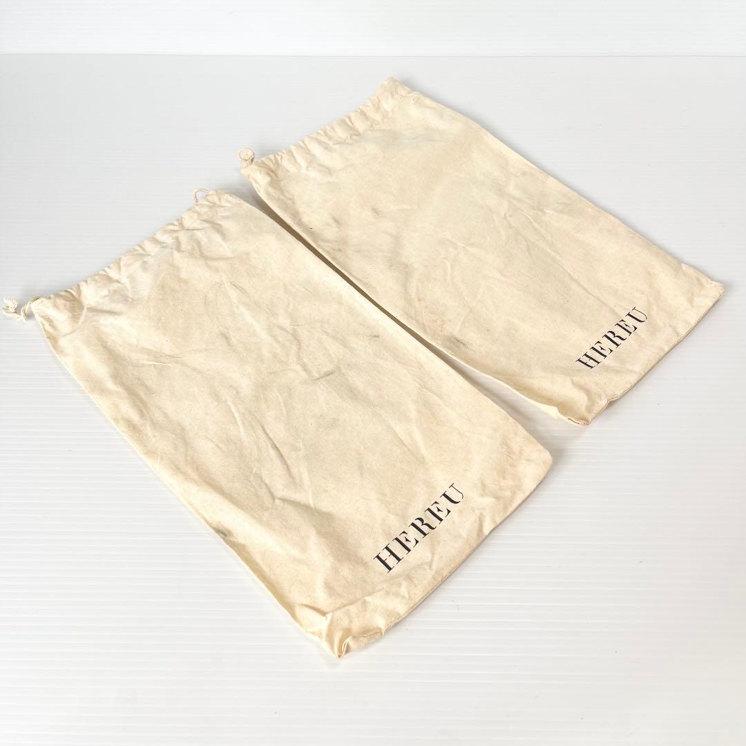 美品✨ HEREU ローファー Tストラップ ブラウン 24 スペイン