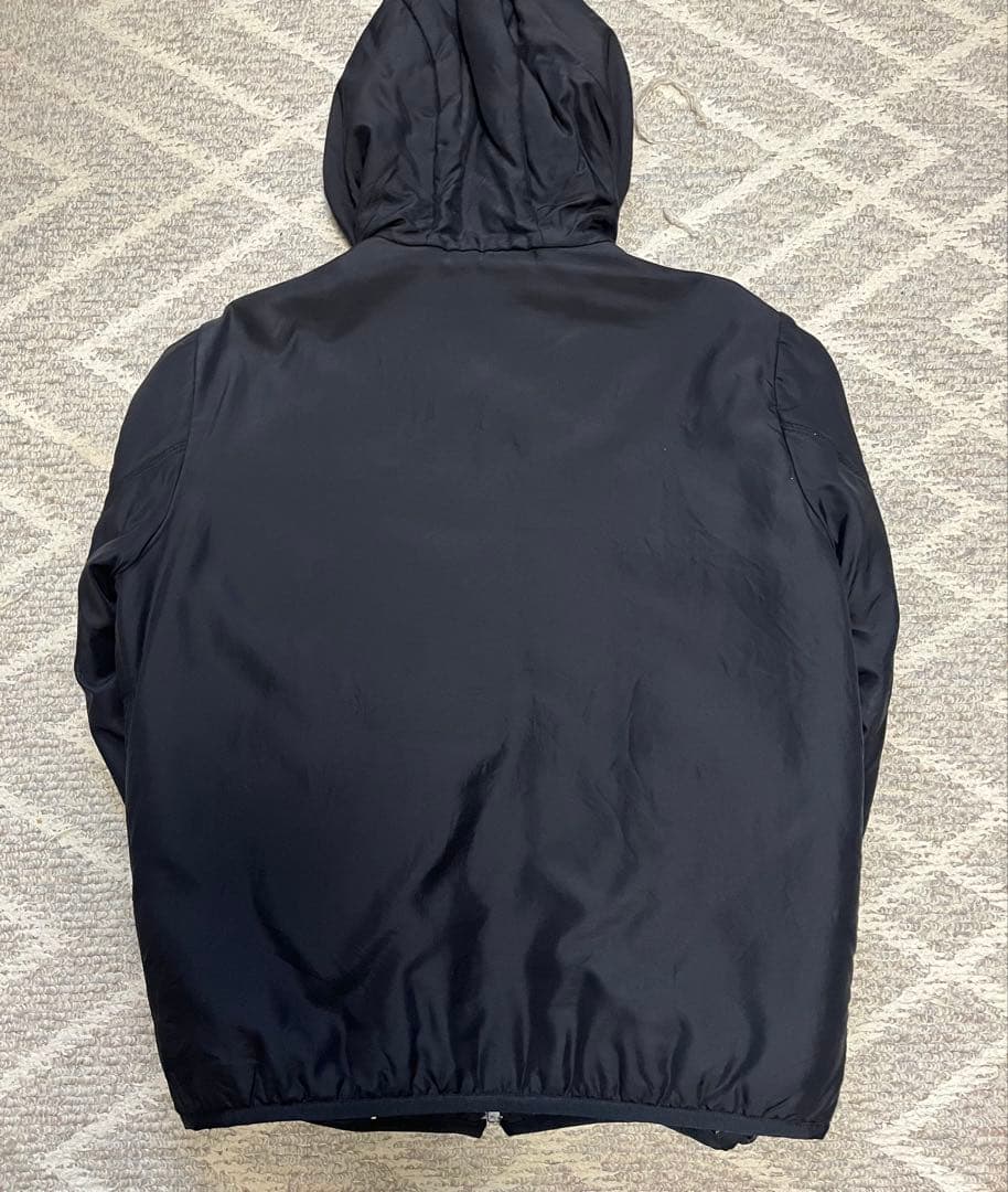 PRADA ブラック フード付きナイロンジャケット