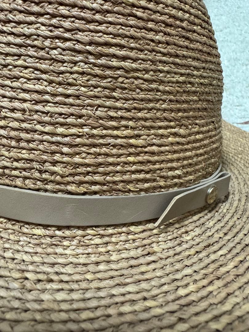 未使用　HELEN KAMINSKI ラフィアハット　麦わら帽子 UPF 50+