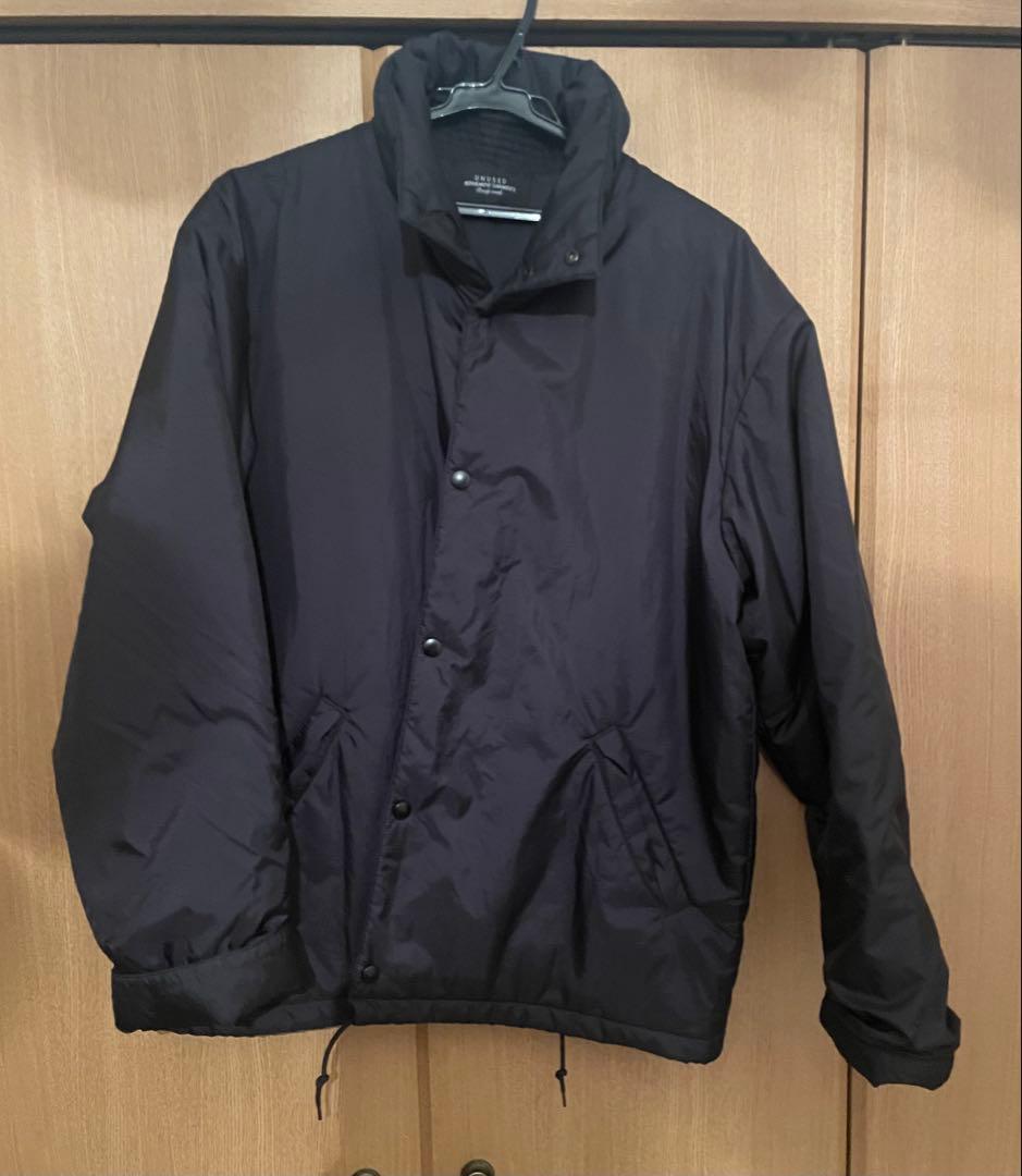 UNUSED アンユーズド コーチジャケット 中綿シンサレート ブラック Ｌ