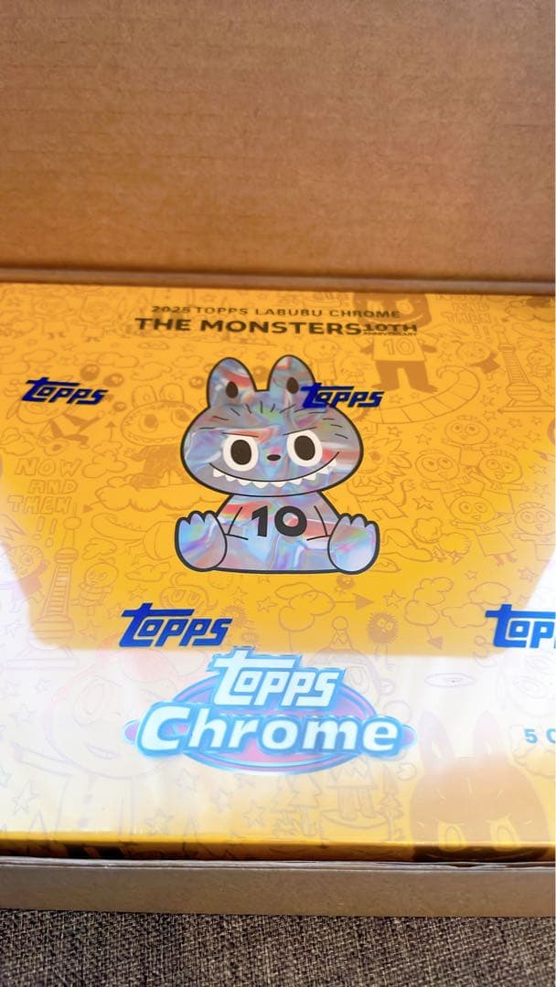 新品 未使用 Topps Chrome 10周年記念ボックス　１BOX