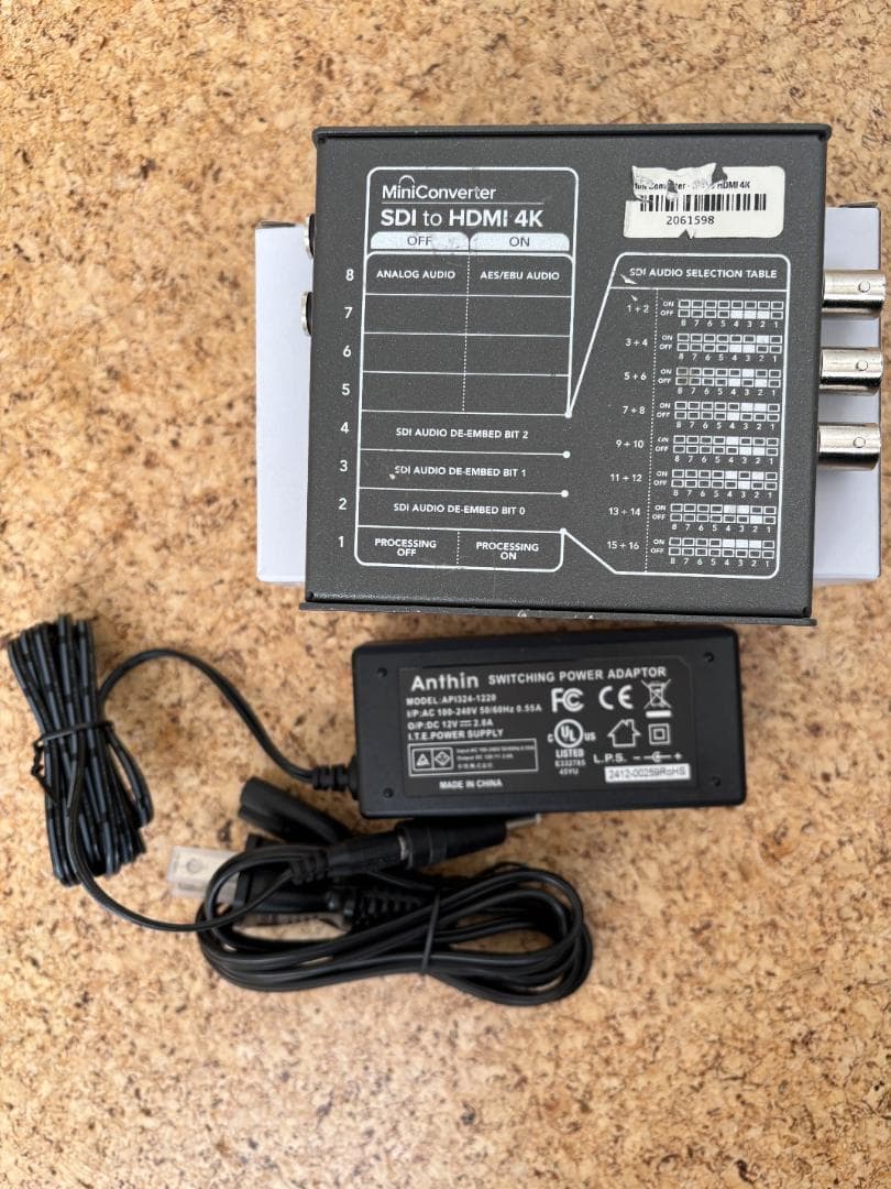 ブラックマジックSDItoHDMIコンバータ