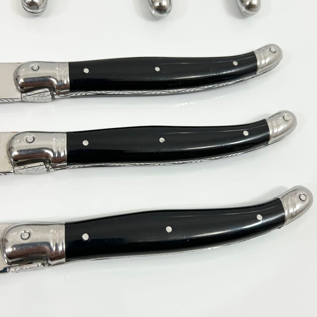 LAGUIOLE ラギオール ライヨール カトラリーセット ブラック 9本