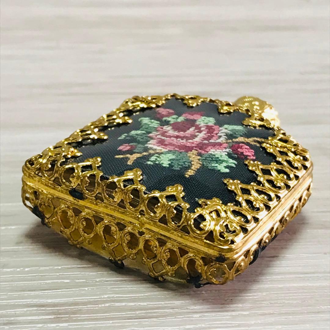 アンティーク プチポワン 香水瓶