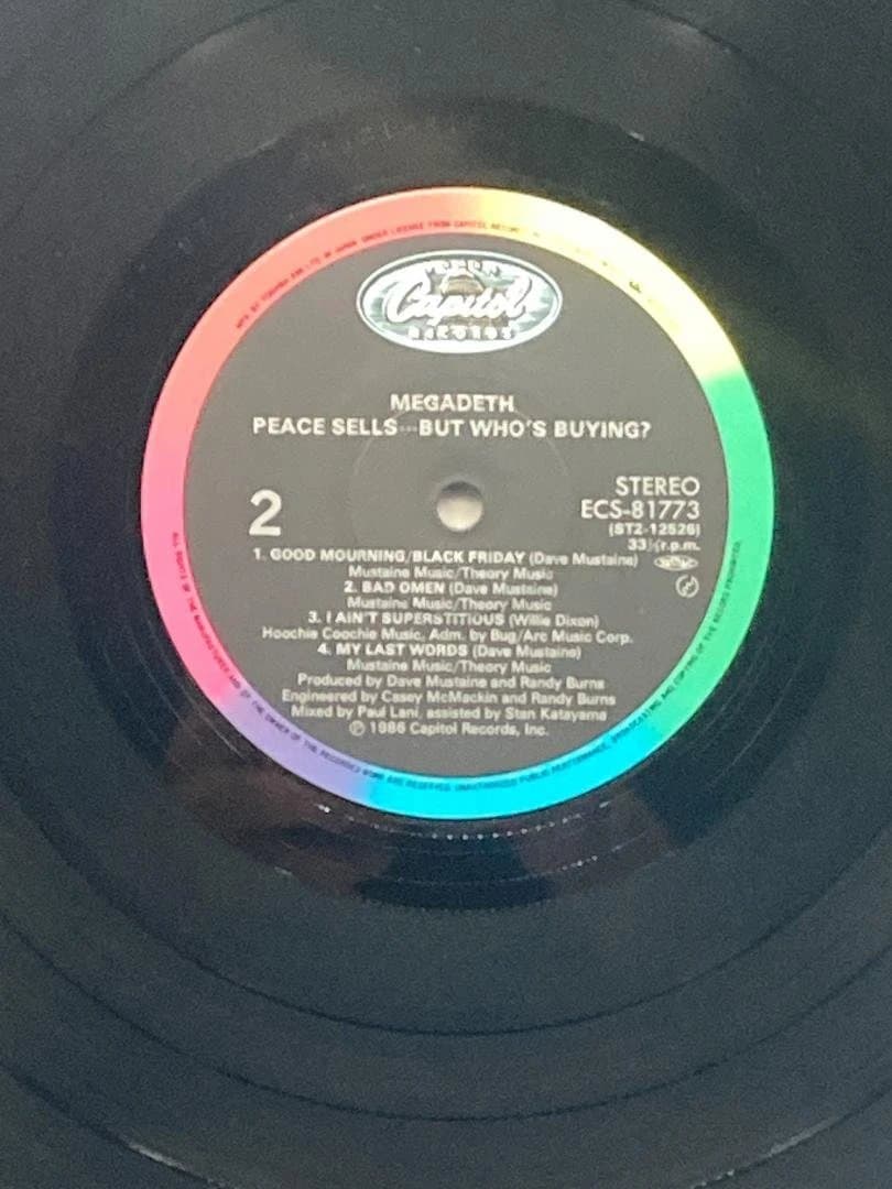 Megadeth PEACE SELLS… BUT WHO'S BUYING?