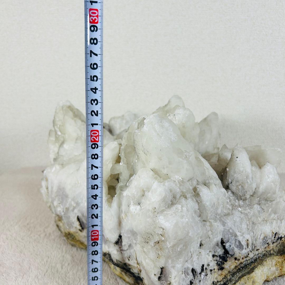 水晶クラスター　白水晶　原石　天然石【特大　約21kg】