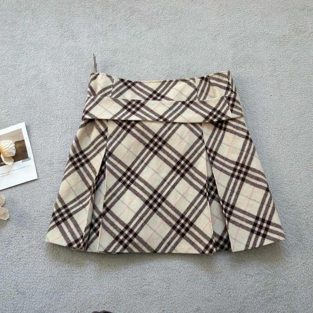 【Burberry】　bluelabel レディース　プリーツ　スカート　36