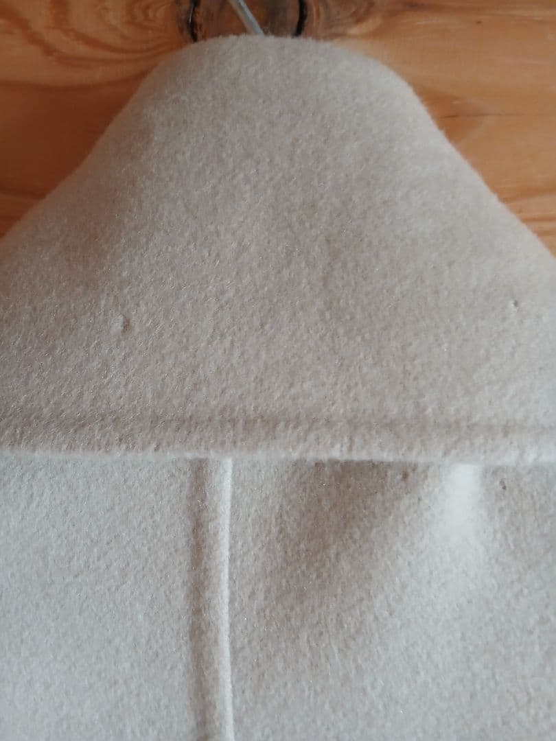 訳あり　HERMES　エルメス幻のジレ　カシミヤ100　ベージュ　ダブルフェイス