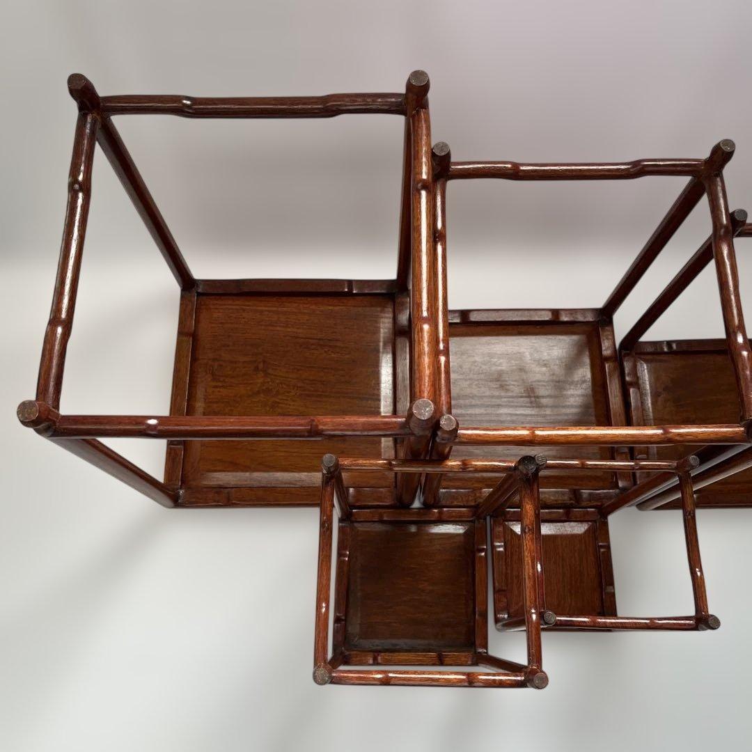 花台　唐木家具　飾台　盆栽高台　花台 香炉台