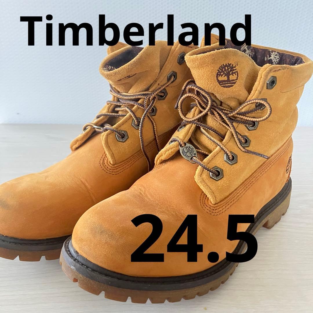 美品　Timberland ティンバーランド ショートブーツ　24.5センチ
