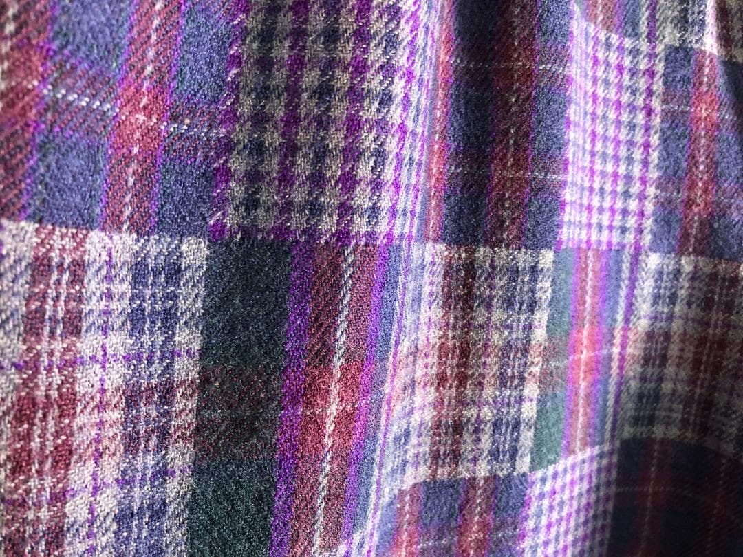 KENZO GOLF パッチワーク風 チェック パンツ 0-64-832