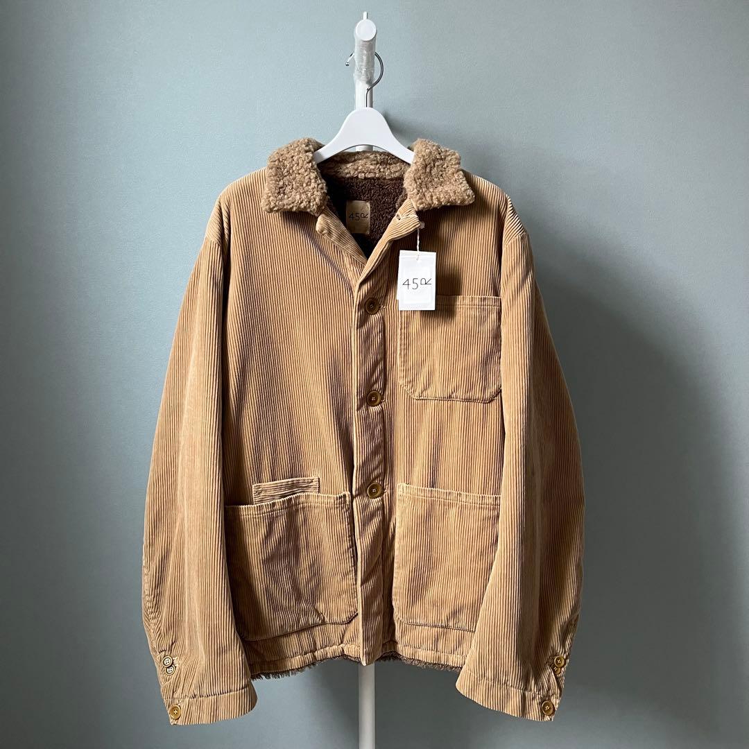 45R コーデュロイ ×ボア カバーオール 未使用、タグ付