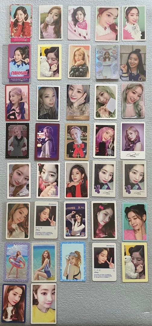 TWICE  ダヒョン トレカセット【37枚+2】まとめ売り