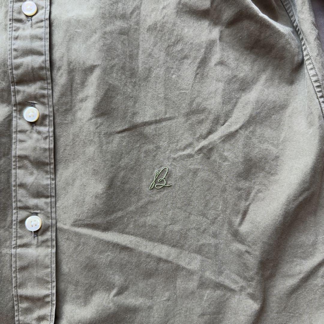 【MADISONBLUE】マダムシャツ ウォッシュドアウト カーキ コットン02