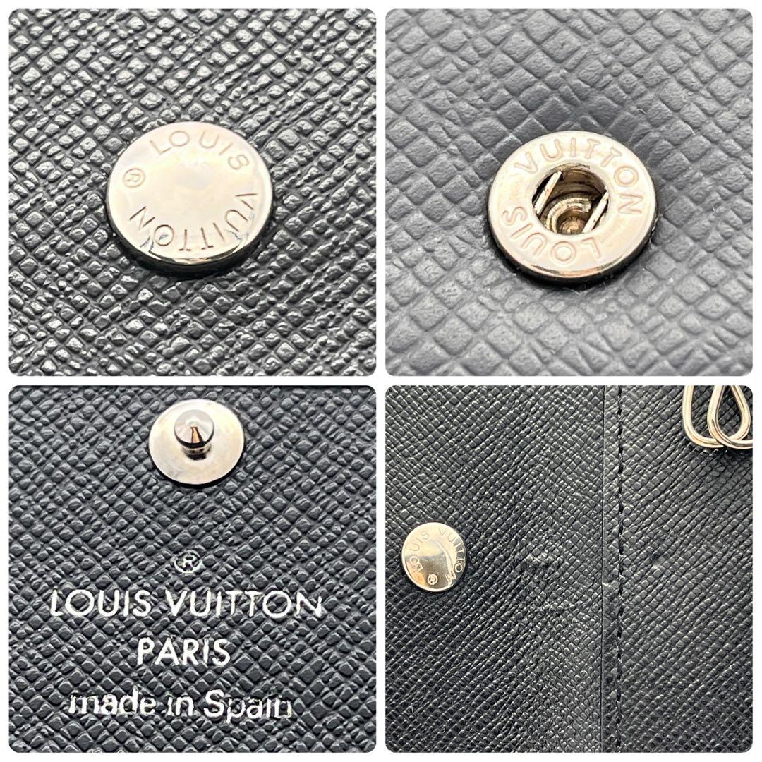 ✨超美品✨ルイ・ヴィトン　キーケース　4連キーケース　タイガ　ブラック