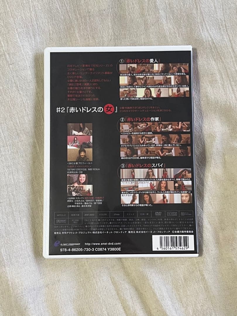 中越典子/女優力 中越典子　DVD